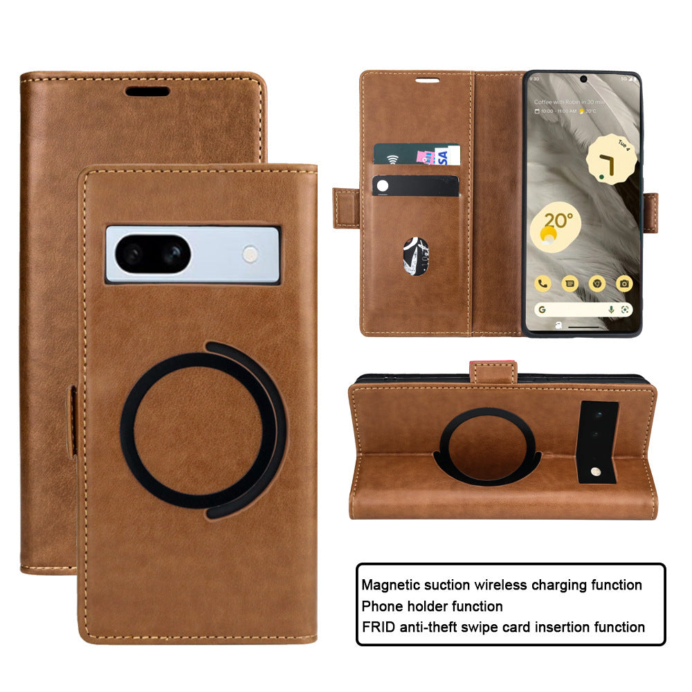 Leather Phone Case for Pixel 9