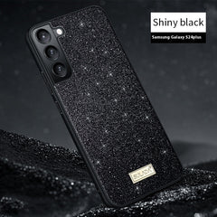 Luxury Glitter Leather Phone Case For Samsung S23