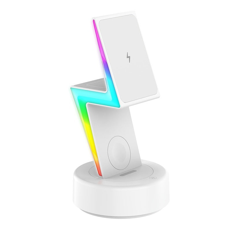 Three-in-One Phone Wireless Charger Stand - Mobile Gadget HQ