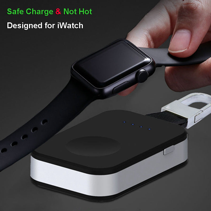 Wireless Charger for Apple Watch iWatch 1 2 3 4 Wireless Charger Power Bank Portable - Mobile Gadget HQ