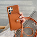 Leather Samsung S22 case