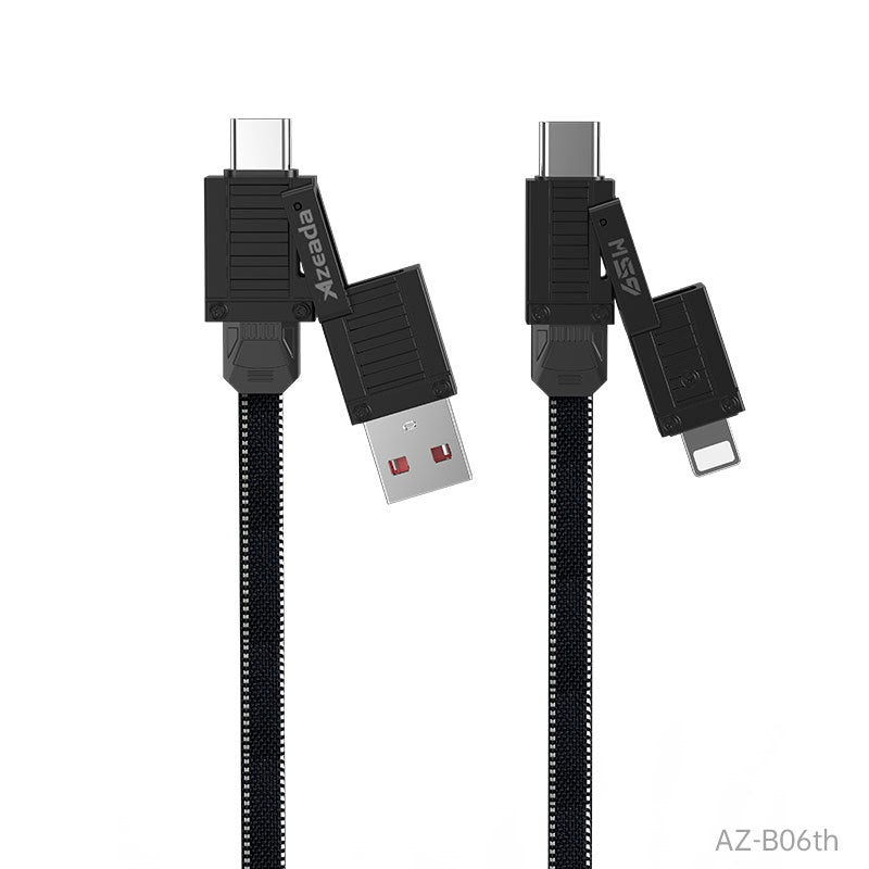 3in1 Fast Charge Data Cable 65W - Mobile Gadget HQ