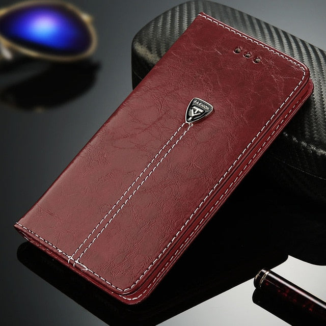 Flip Leather Phone Wallet Case iPhone - Mobile Gadget HQ