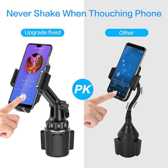 Cup Holder Phone Mount for iPhone Samsung - Mobile Gadget HQ