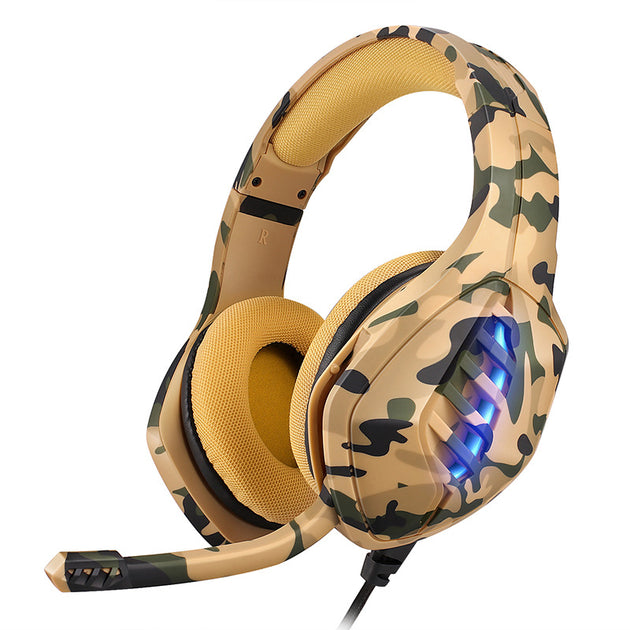 Wired Camouflage Gaming Headset For PS4 Stereo Noise Reduction Computer PC Gaming Headset - Mobile Gadget HQ