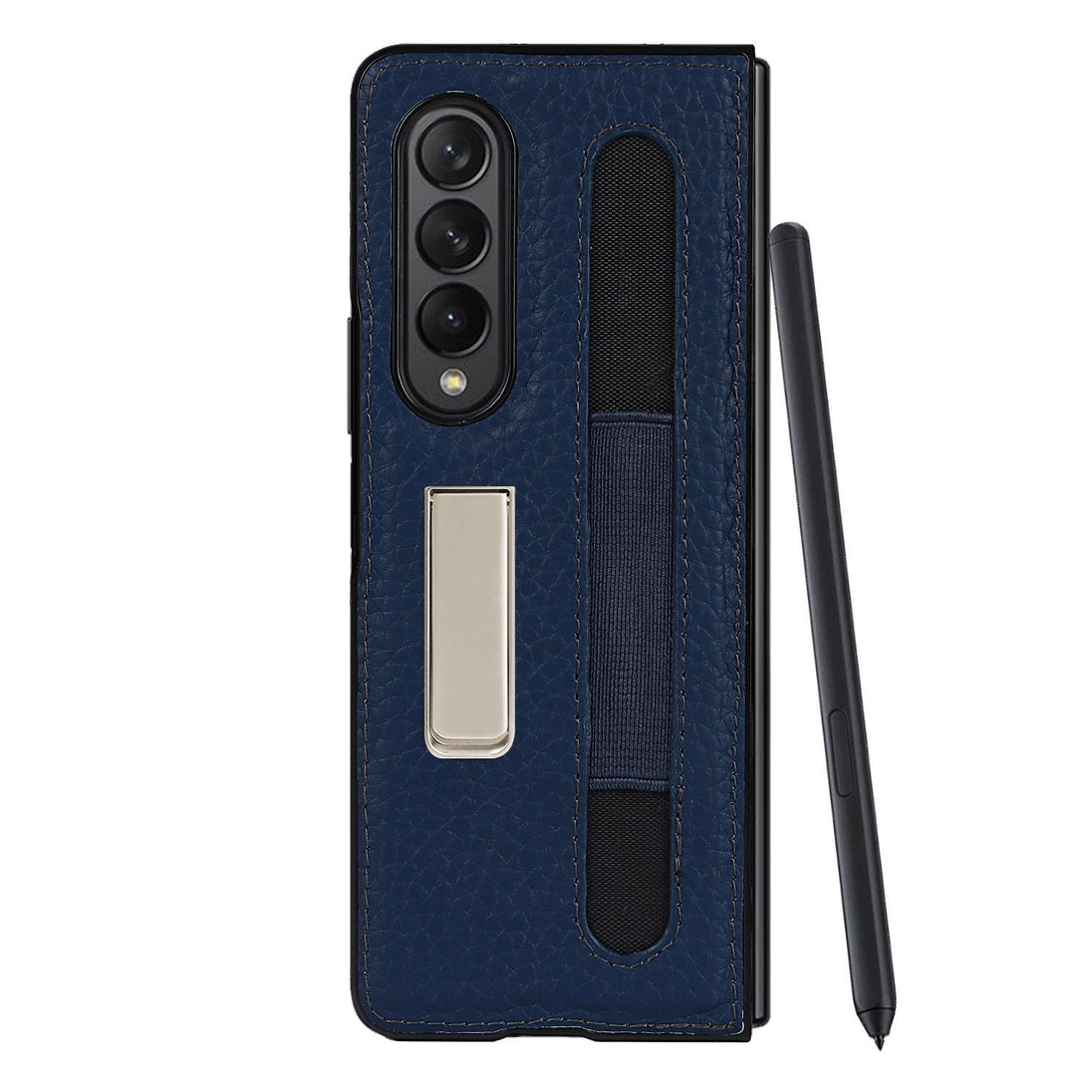 Premium PU Leather Case with S Pen Holder For Samsung Galaxy Z Fold3 - Mobile Gadget HQ