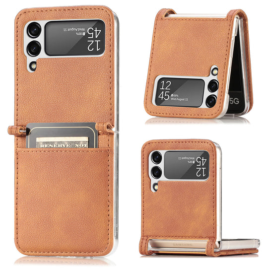 Wallet Phone Case with Card Slots for Samsung Galaxy Z Flip 3 5G - Mobile Gadget HQ