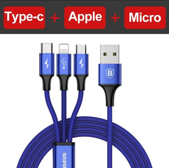 3 in 1 charging cable