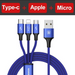 3 in 1 Multi Charging Cable - Mobile Gadget HQ