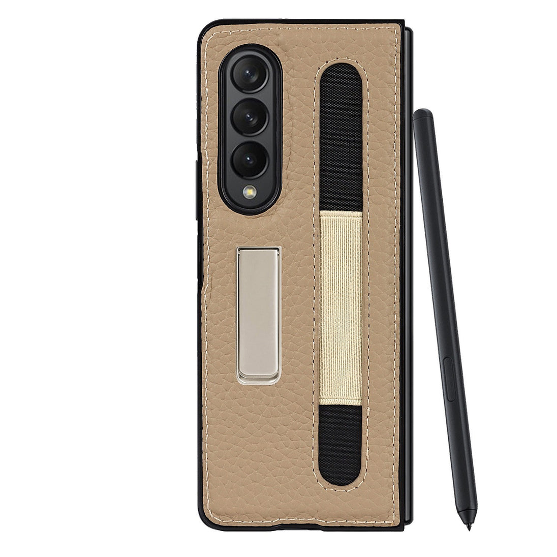 Premium PU Leather Case with S Pen Holder For Samsung Galaxy Z Fold3 - Mobile Gadget HQ