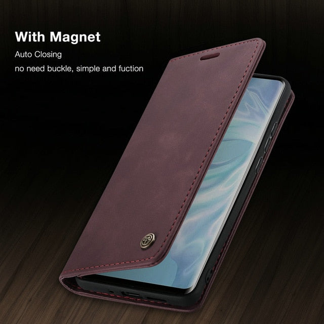 Leather Wallet Case For Huawei Phone - Mobile Gadget HQ