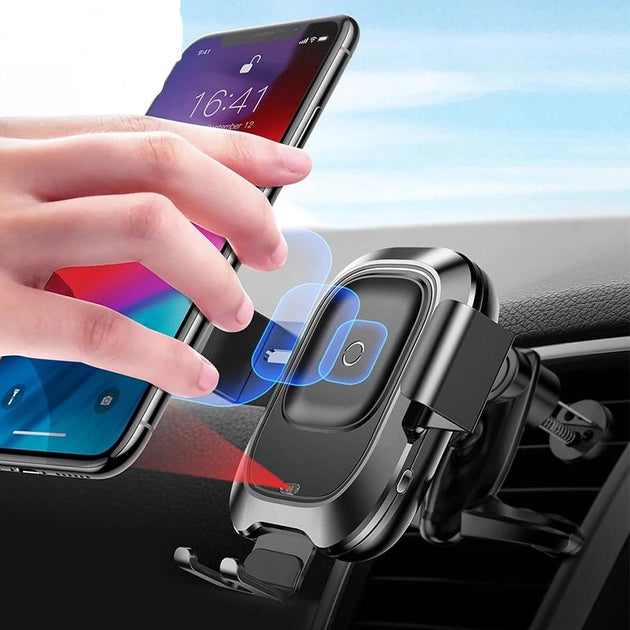 Qi Wireless Smart Charger and Car Phone Holder - Mobile Gadget HQ