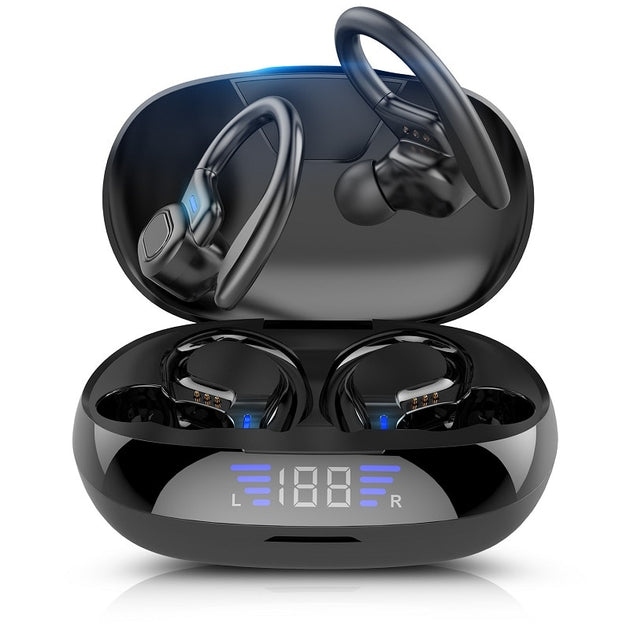 Sport Earphones with LED Display Wireless Headphones Waterproof Headsets - Mobile Gadget HQ