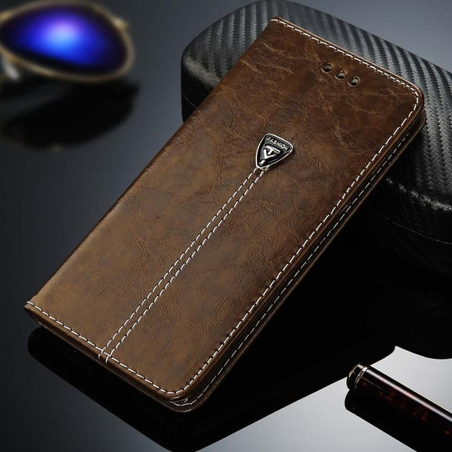 Flip Leather Phone Wallet Case iPhone - Mobile Gadget HQ