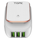 3-Port LED USB Wall Charger - Mobile Gadget HQ