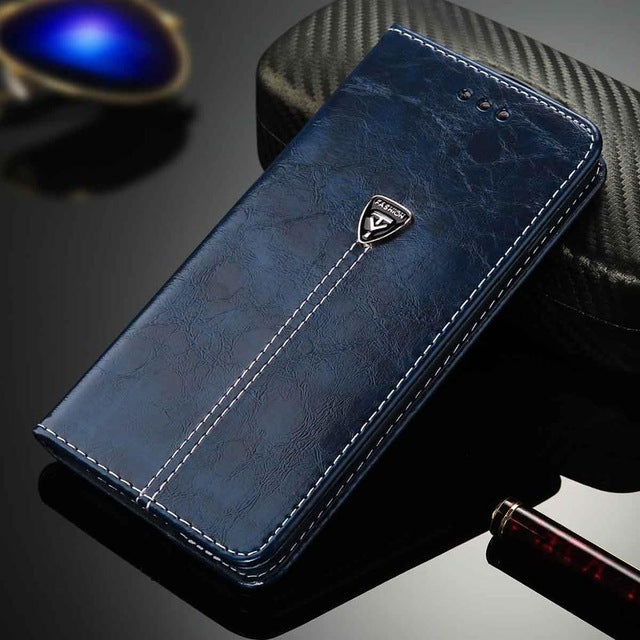 Flip Leather Phone Wallet Case iPhone - Mobile Gadget HQ