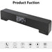 Wireless Soundbar Bluetooth Speaker with Alarm Clock - Mobile Gadget HQ