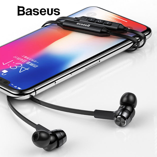 Neckband Bluetooth Earphone Wireless headphone with MIC - Mobile Gadget HQ