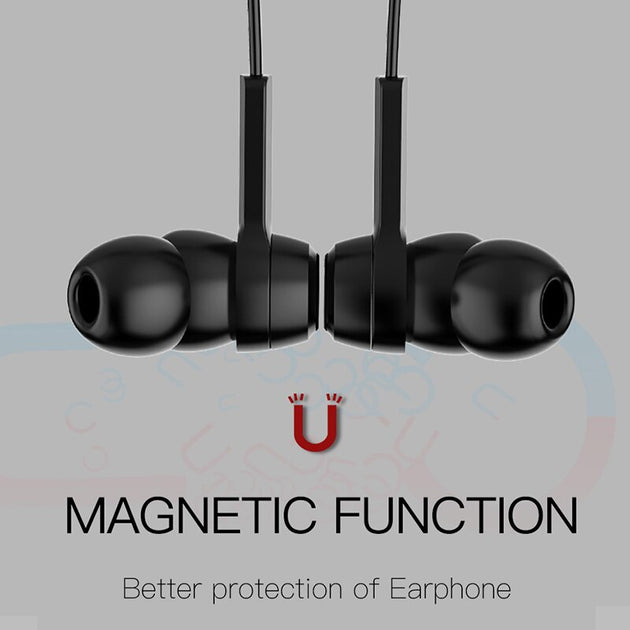 Neckband Bluetooth Earphone Wireless headphone with MIC - Mobile Gadget HQ