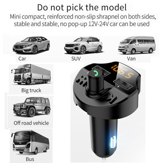 Bluetooth Fm Transmitter for Car - Mobile Gadget HQ