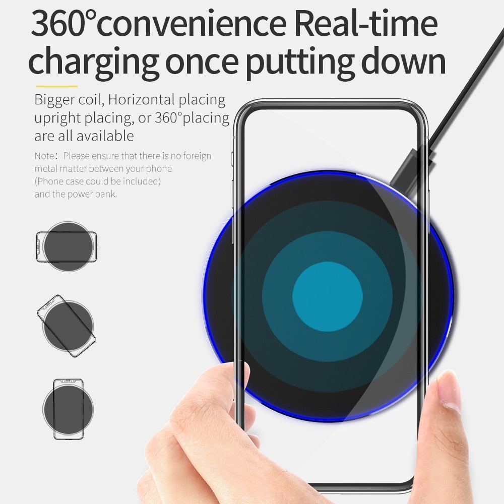 Qi Wireless Charger For Phone - Mobile Gadget HQ