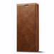 For Samsung Galaxy S20 Ultra LC.IMEEKE RFID Anti-theft Leather Phone Case(Brown) - Mobile Gadget HQ