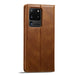 For Samsung Galaxy S20 Ultra LC.IMEEKE RFID Anti-theft Leather Phone Case(Brown) - Mobile Gadget HQ