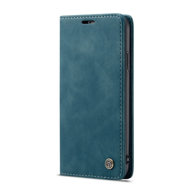 Luxury Leather Wallet Flip Case for iPhone - Mobile Gadget HQ