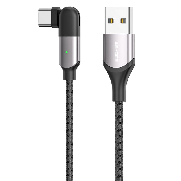 WK WDC-142m 3A Game Series USB to USB-C / Type-C 180 Degree Rotating Data Cable, Length: 1m - Mobile Gadget HQ