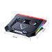 MC X500 Laptop Radiator Heightening Bracket Cooling Base(Black Red Standard Version) - Mobile Gadget HQ