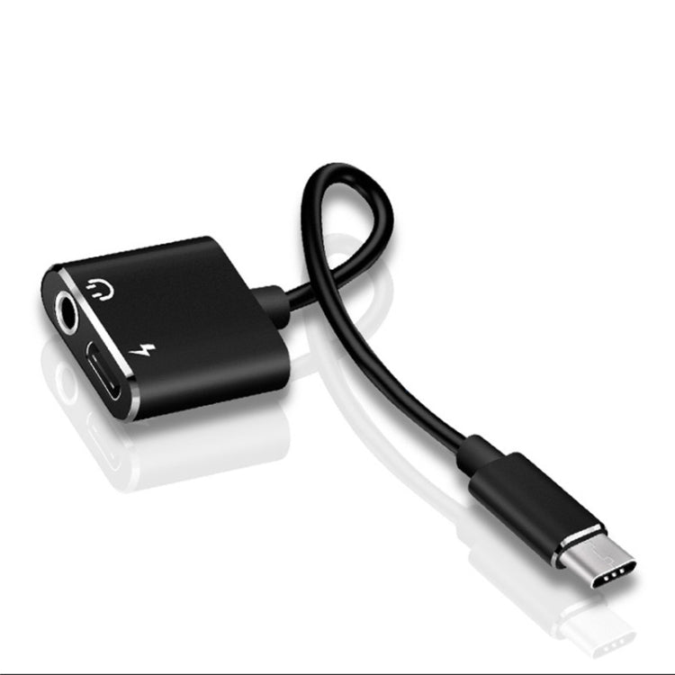 USB-C 2 in 1 Charge Audio Adapter Cable Headphone and Charger Adapter - Mobile Gadget HQ