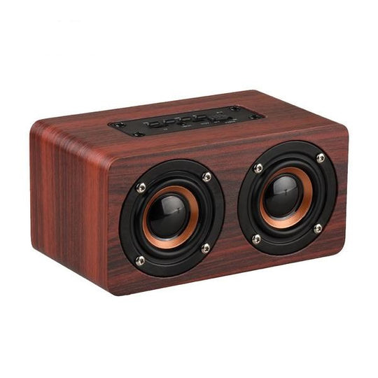 Wood Wireless Bluetooth Speaker Portable - Mobile Gadget HQ